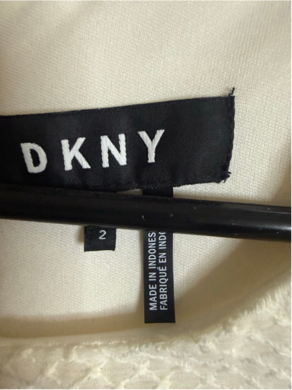 Women's DKNY White Sleeveless Dress Size 2 - Picture 2 of 4